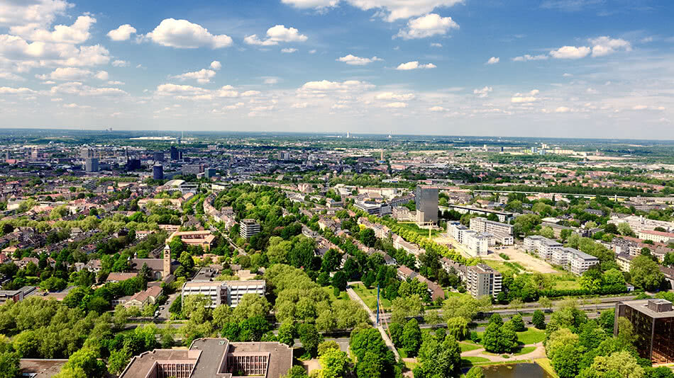 Blick über das Dortmunder Stadtzentrum